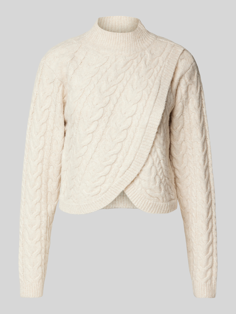 Apricot Gebreide pullover met ribboorden