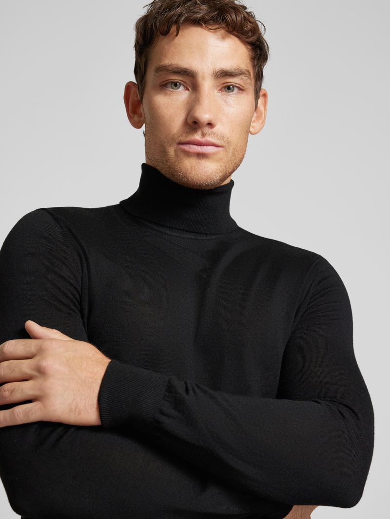 Tiger Of Sweden Gebreide pullover van wol met col model 'Neville'