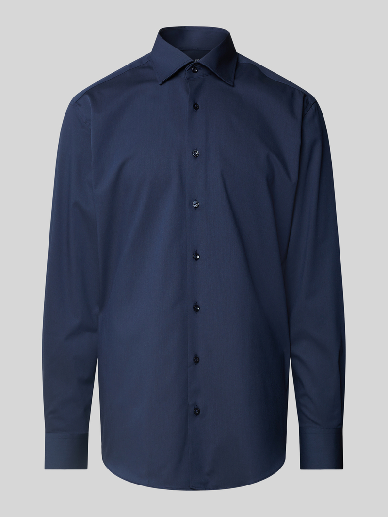 ETERNA REGULAR FIT Modern fit zakelijk overhemd met kentkraag