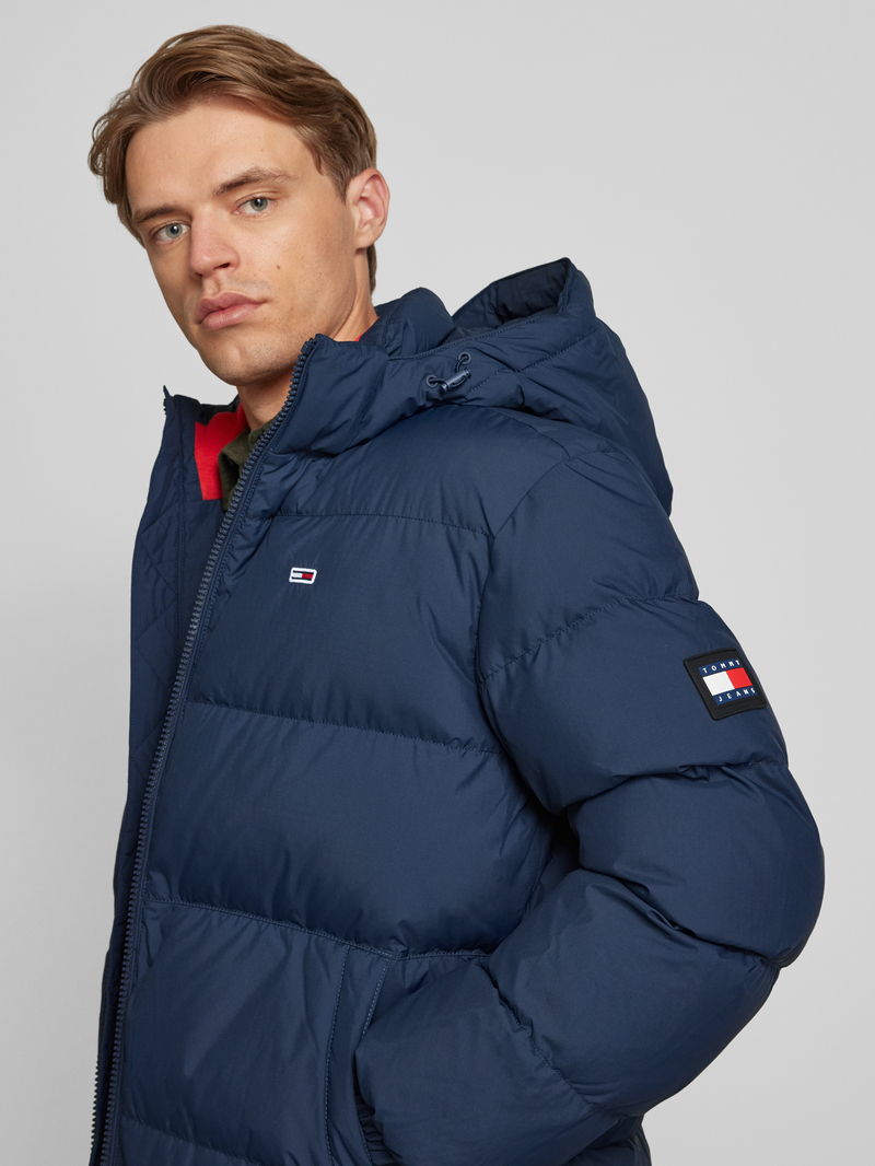 Tommy Jeans Regular fit donsjack met veren