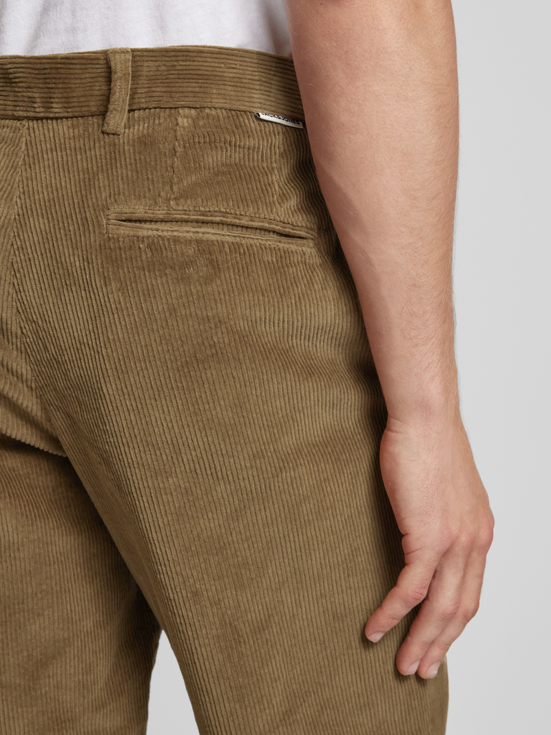 jack & jones Tapered fit corduroy broek met steekzakken model 'CORDUROY'