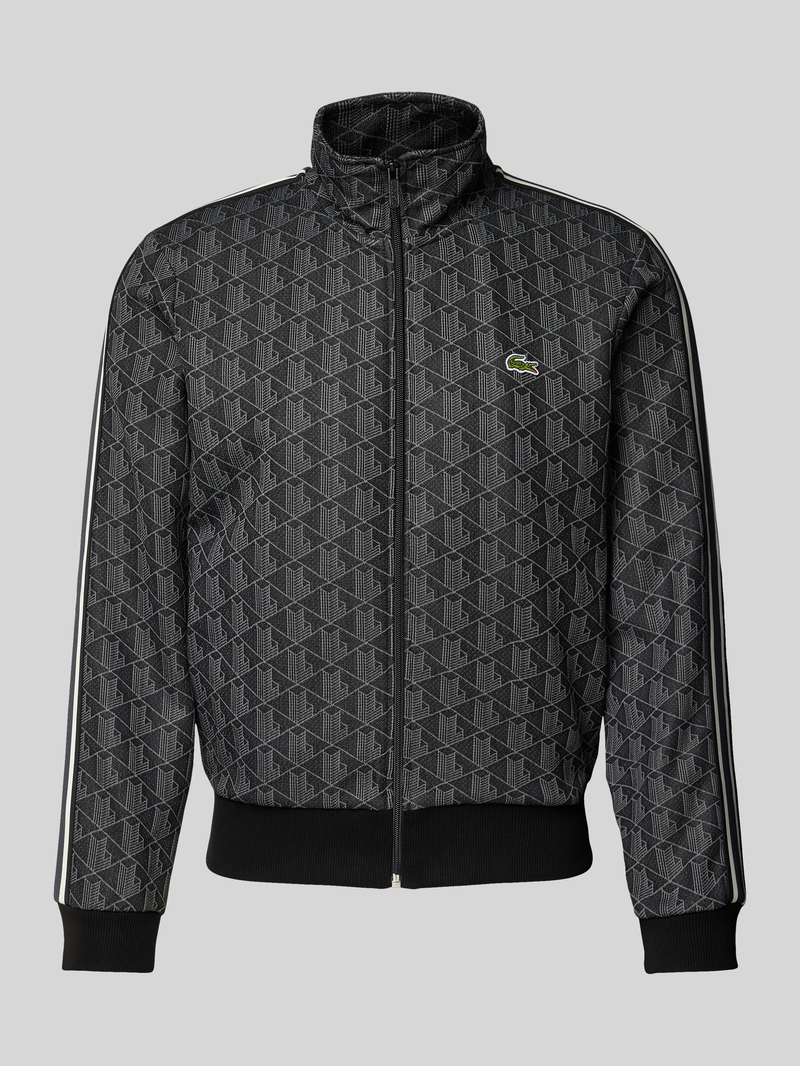 Lacoste Sweatjack met opstaande kraag