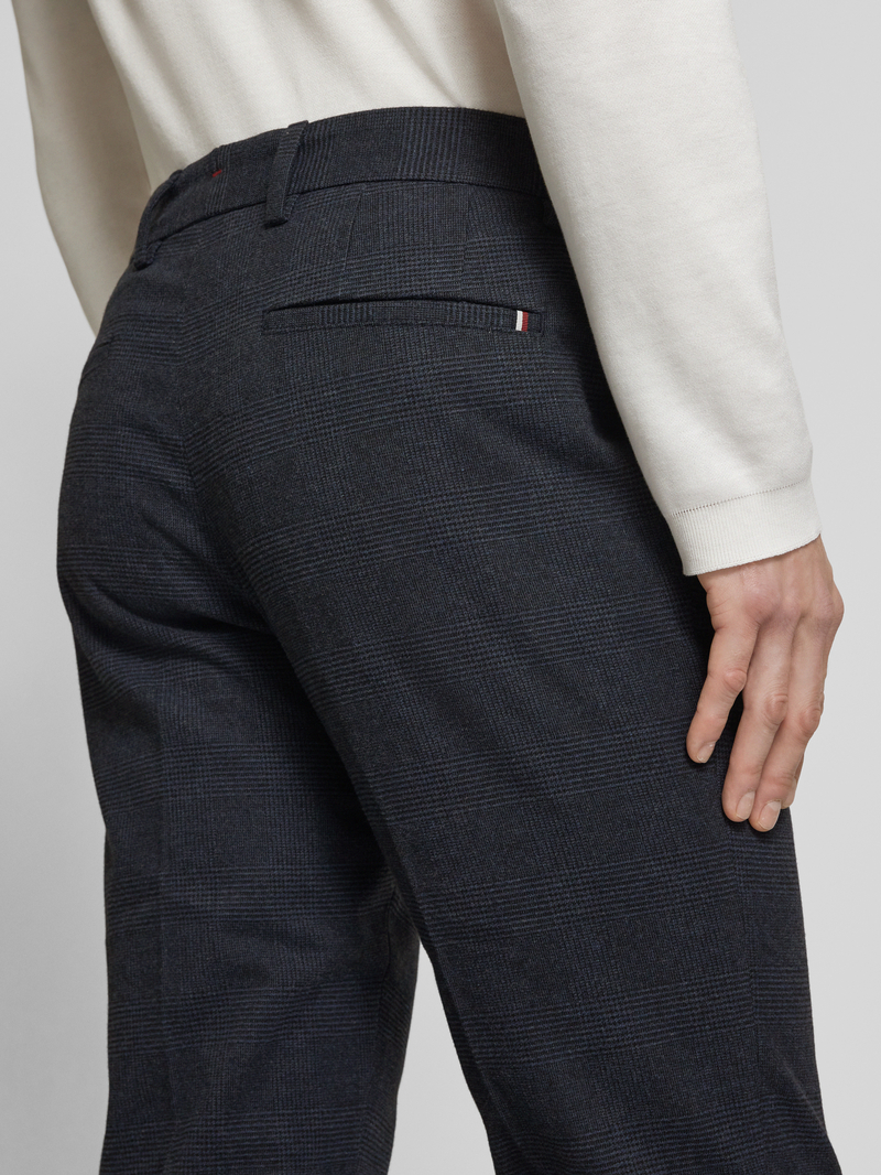 Tommy Hilfiger Straight leg stoffen broek met achterzakken model 'DENTON'