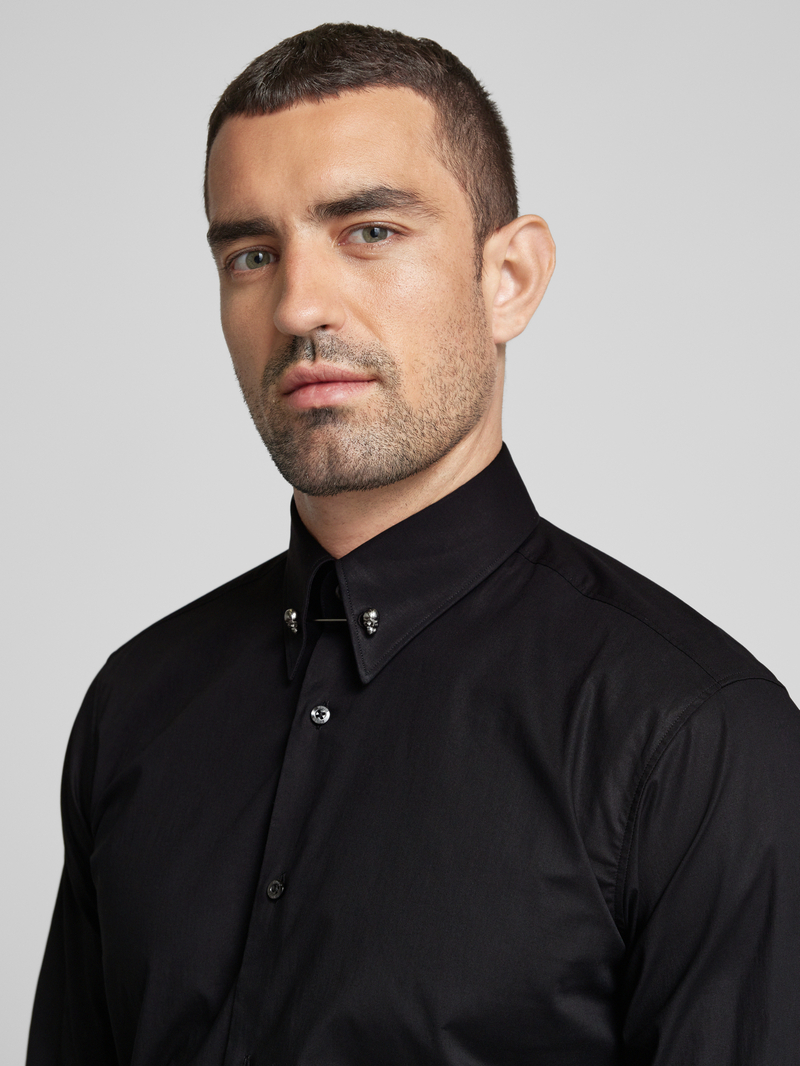 HUGO Slim fit zakelijk overhemd met kentkraag model 'Vikko'