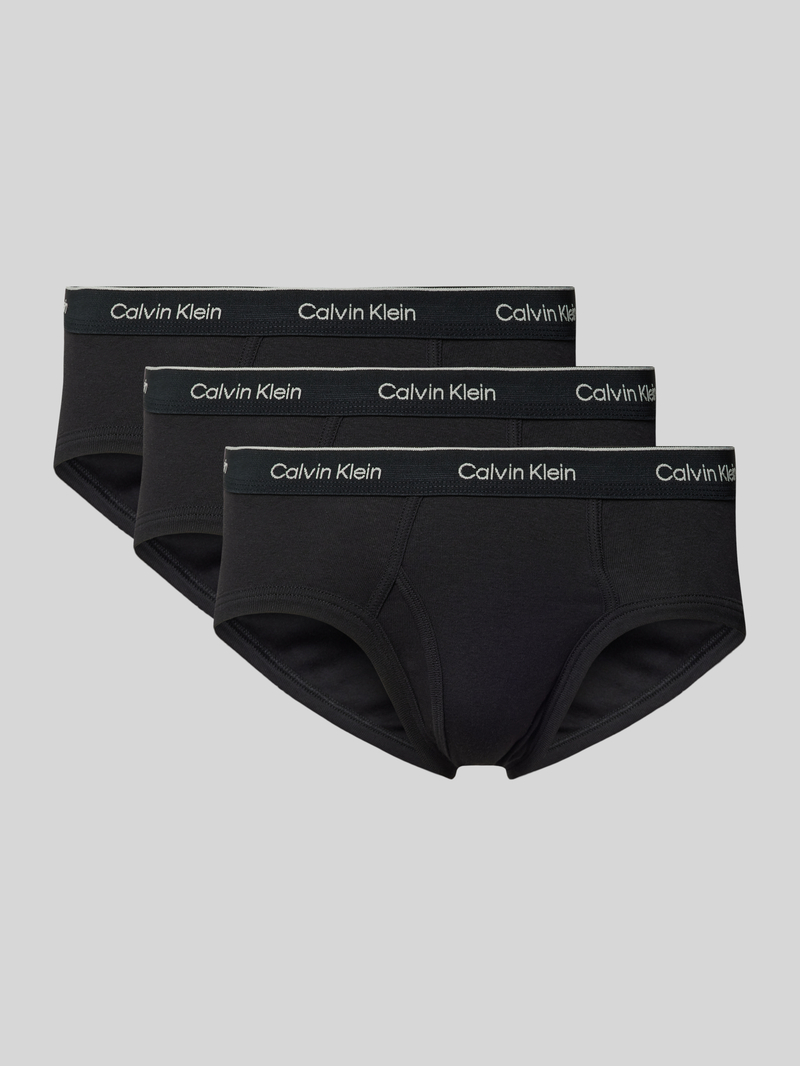 Calvin Klein Underwear Slip met label in band in set van 3 stuks