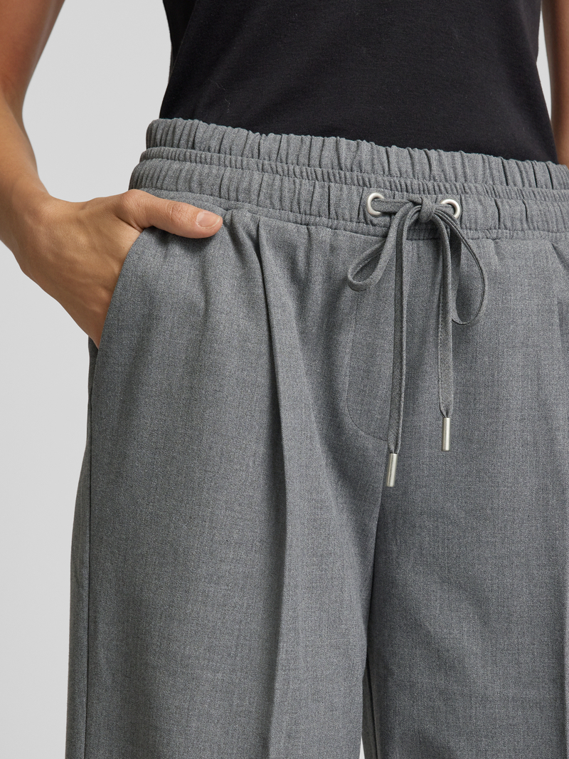 Opus Stoffen broek met elastische band model 'Mutasi'