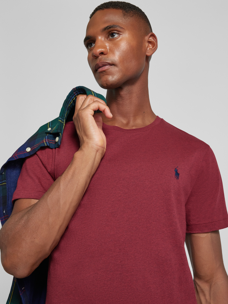 Polo Ralph Lauren Custom slim fit T-shirt met ronde hals