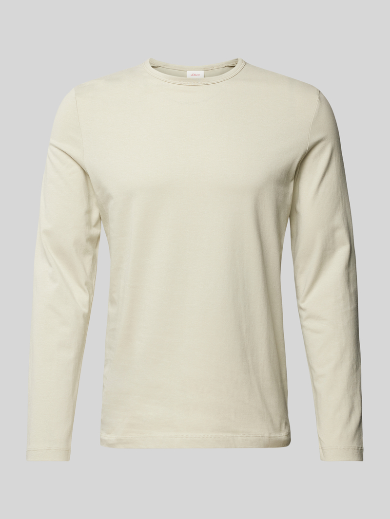 s.Oliver RED LABEL Regular fit shirt met lange mouwen van zacht katoenjersey