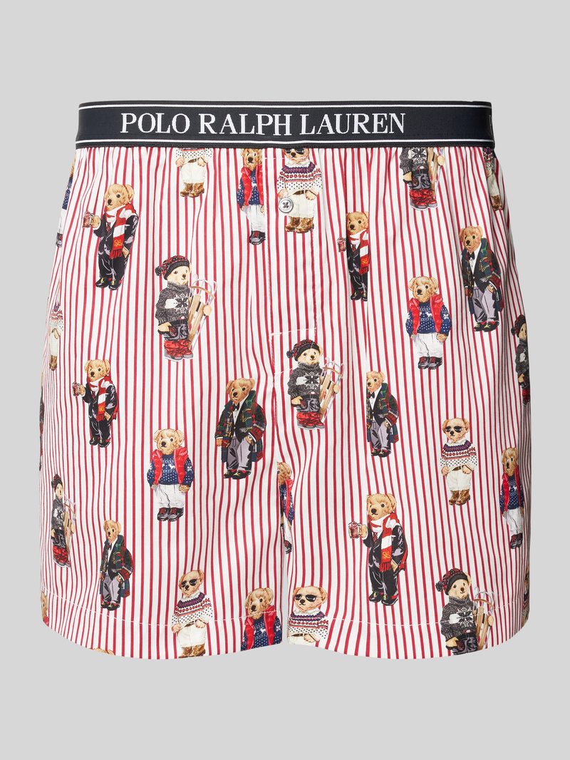 Polo Ralph Lauren Regular fit korte pyjama met elastische band met label