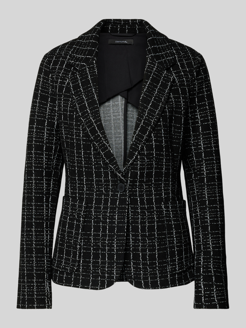 Comma Blazer met reverskraag