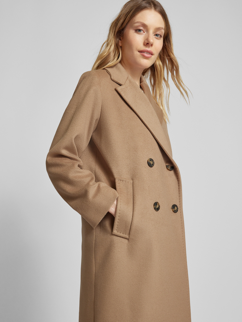 Weekend Max Mara Lange jas met reverskraag model 'ZUM'