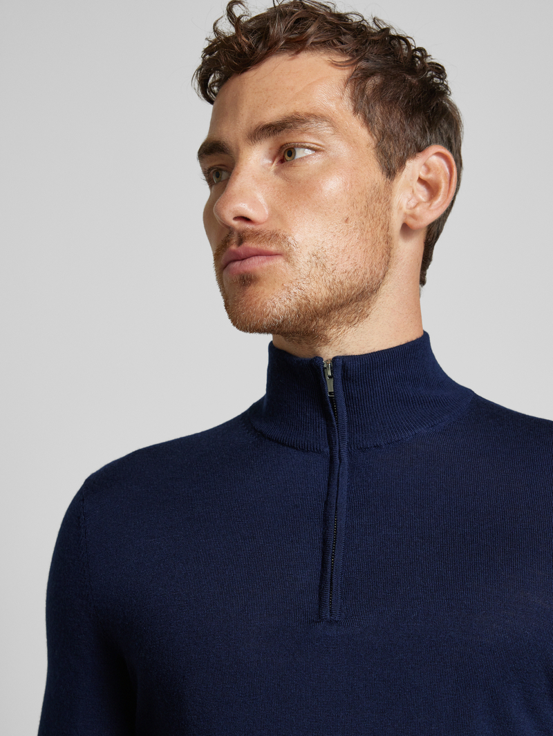 Selected Homme Gebreide pullover met schipperskraag model 'TRAY'