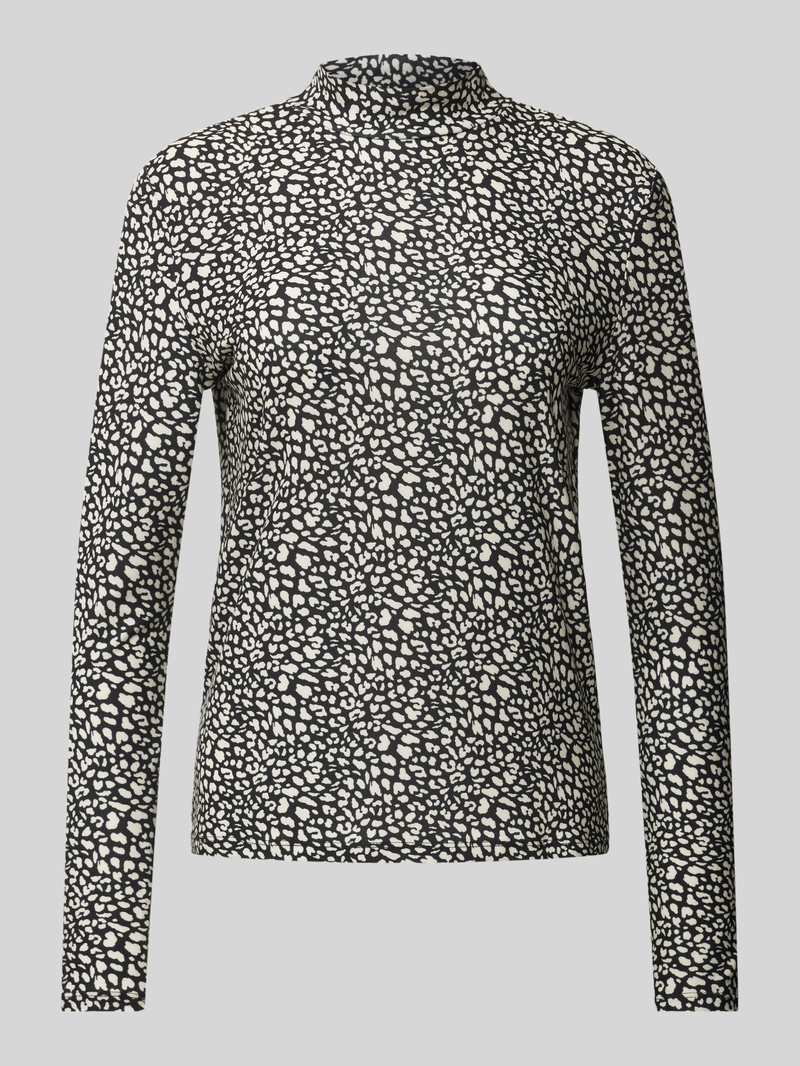 Vila Shirt met lange mouwen en opstaande kraag model 'LEOA'