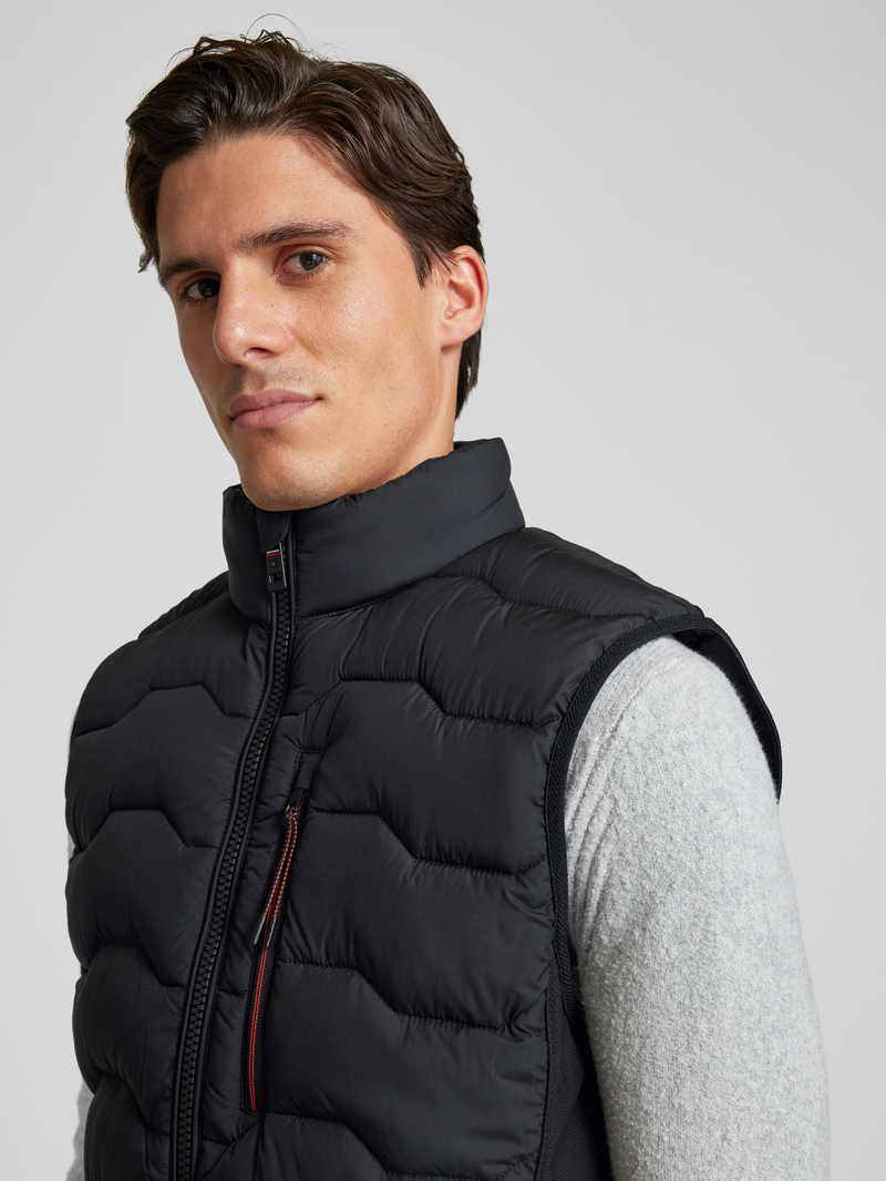 Tom Tailor Regular fit bodywarmer met borstzak met rits