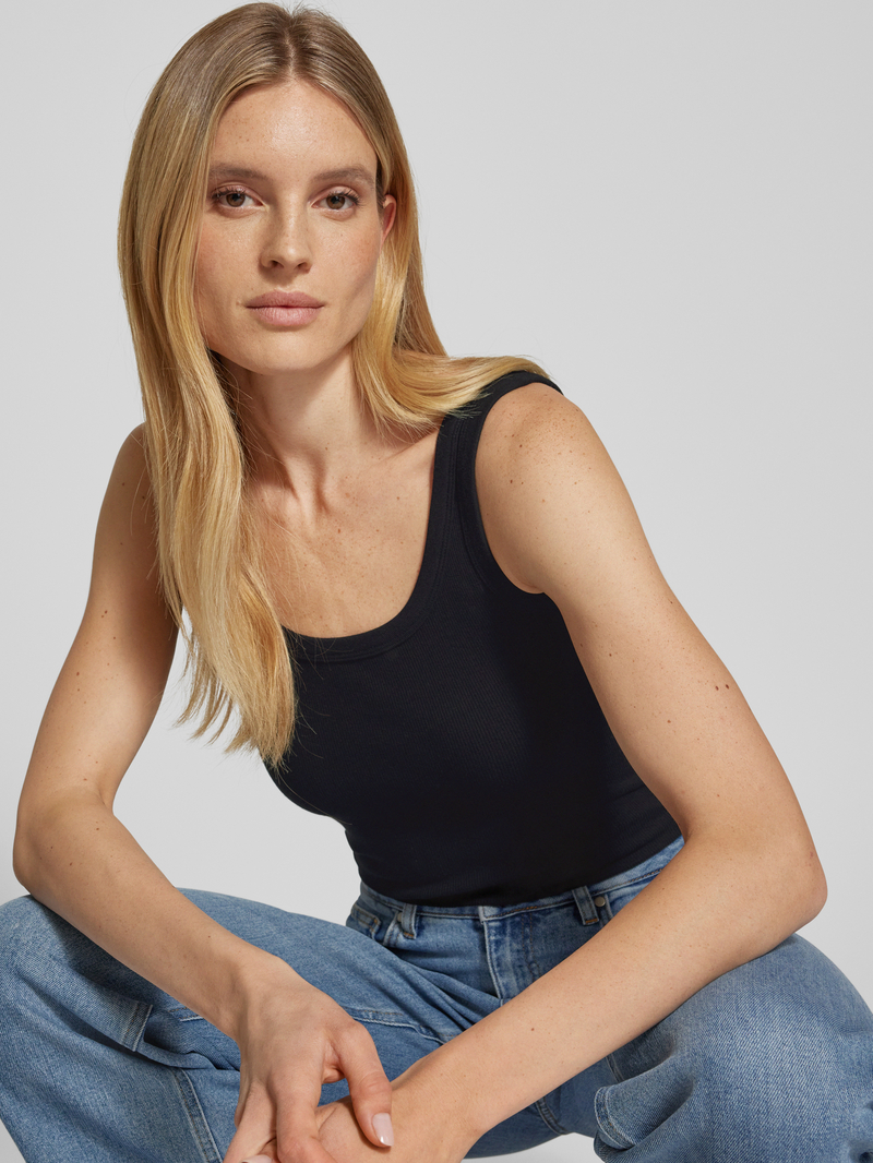 Jake*s Casual Tanktop in riblook