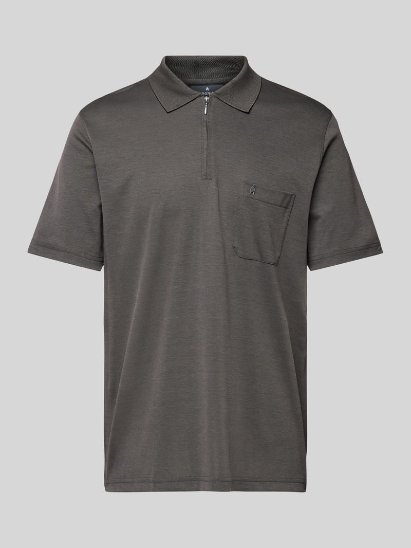 RAGMAN Regular fit poloshirt met borstzak