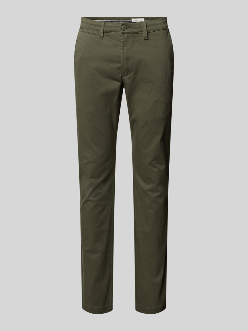 s.Oliver RED LABEL Slim fit chino met achterzakken model 'AUSTIN'