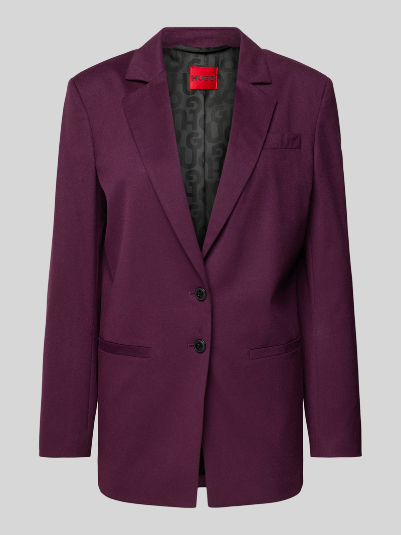 HUGO Blazer met reverskraag model 'Amyia'
