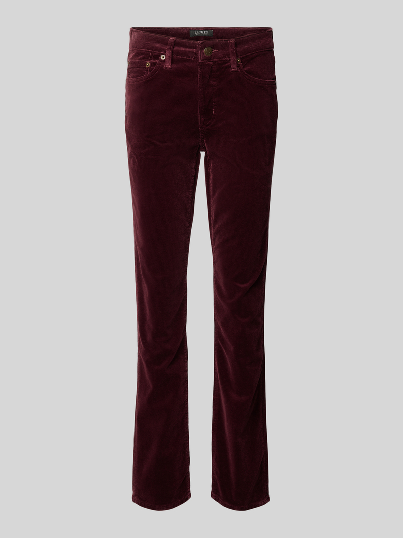 Lauren Ralph Lauren Straight leg corduroy broek in 5-pocketmodel