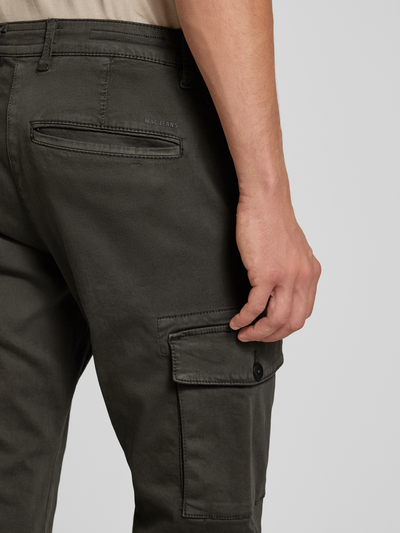 MAC Tapered fit cargobroek met riemlussen model 'Driver'