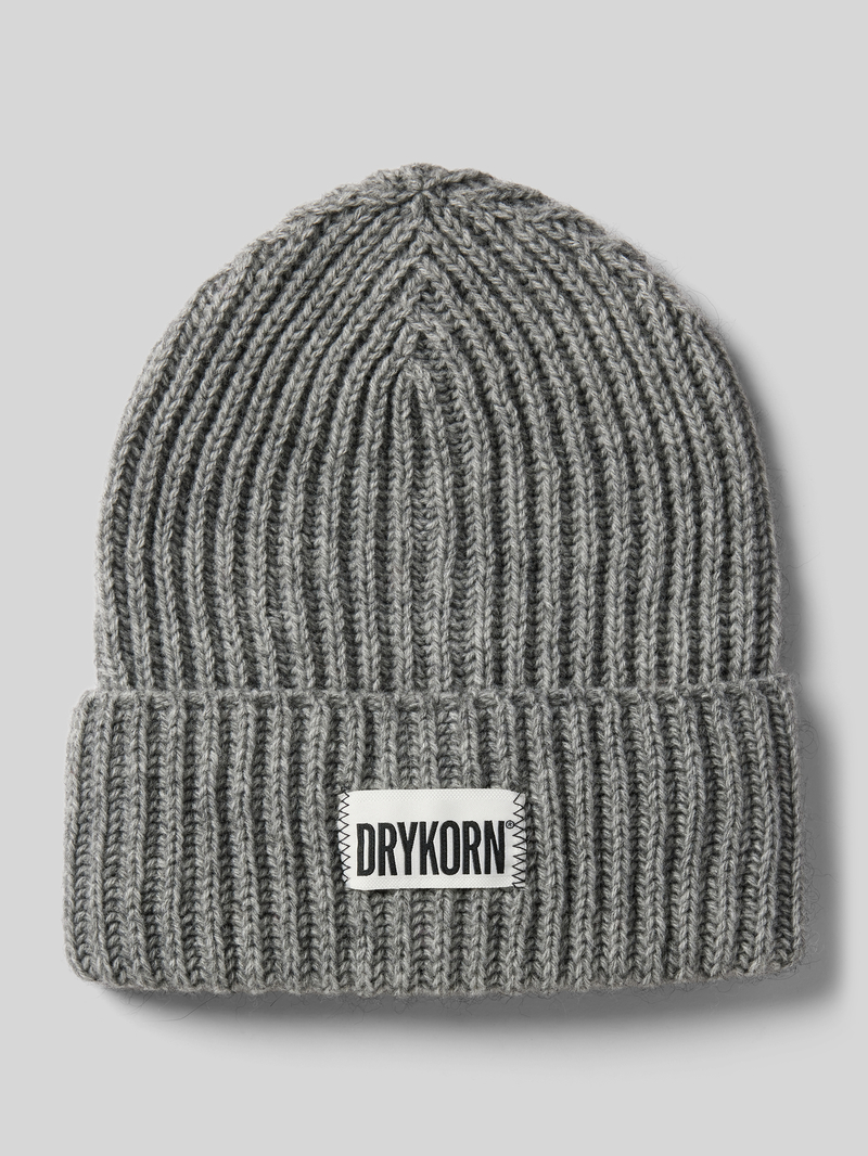 Drykorn Beanie met labelpatch, model 'SEANIA'