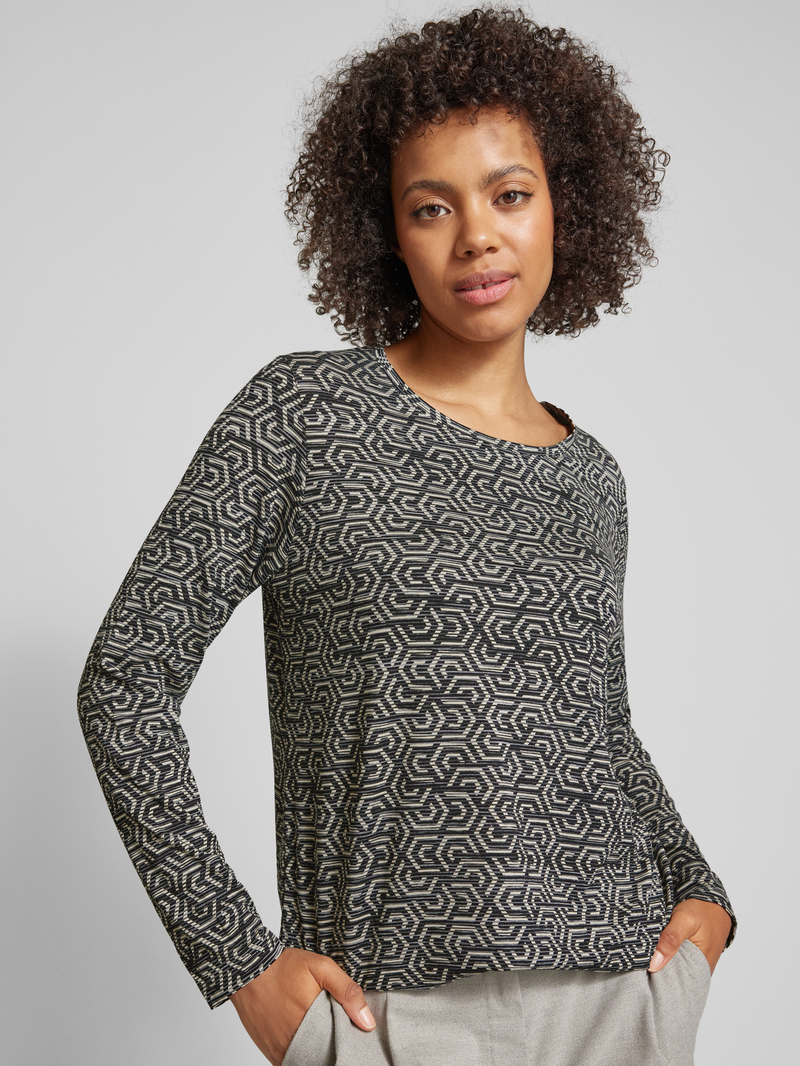 Soyaconcept Shirt met lange mouwen en ronde hals model 'GALINA'