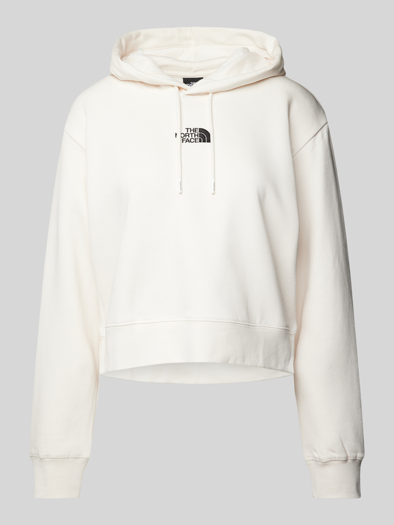 The North Face Korte hoodie met gestikt logo