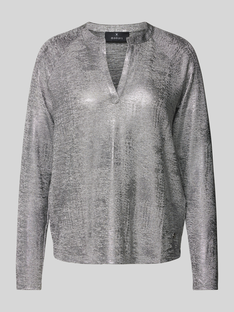monari Shirt met lange mouwen en V-hals