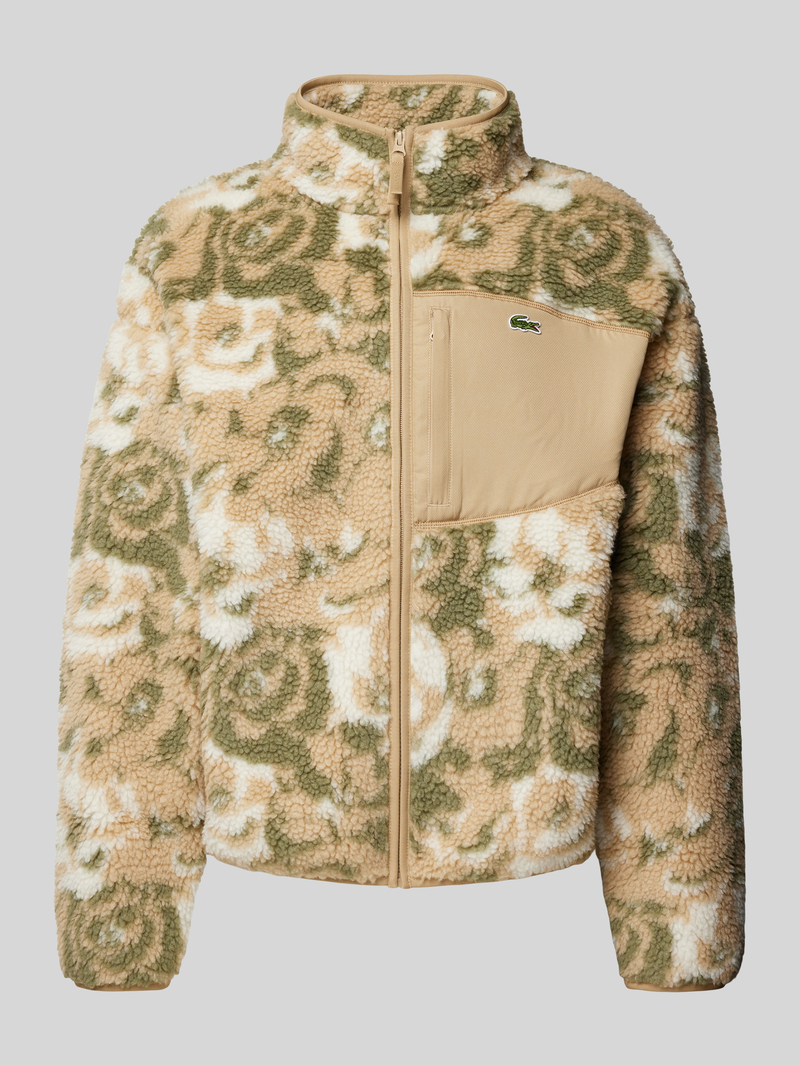 Lacoste Sweatjack met opstaande kraag