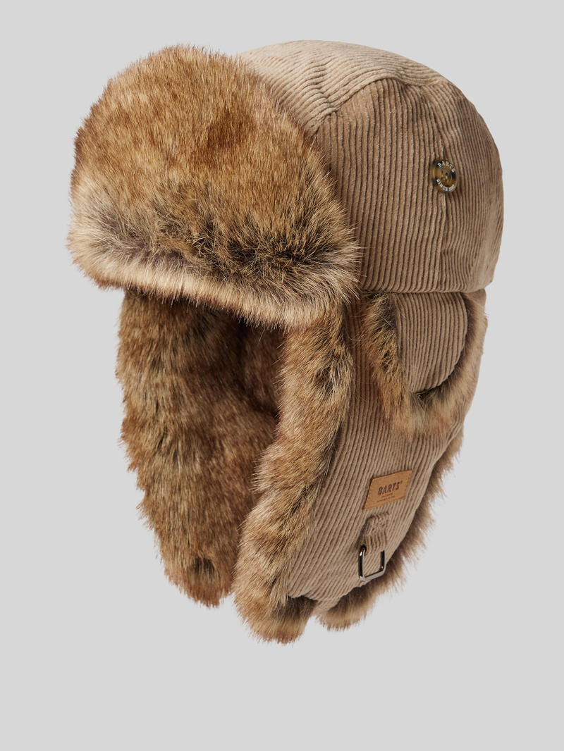 Barts Muts met imitatiebont model 'RIB BOMBER'