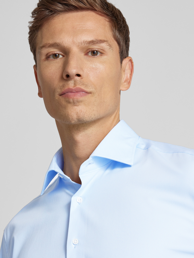 Eterna Modern fit zakelijk overhemd met kentkraag