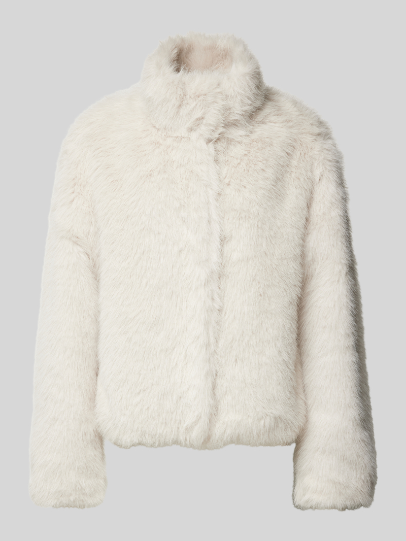 Vero Moda Regular fit jack van imitatiebont met opstaande kraag model 'MONROE'