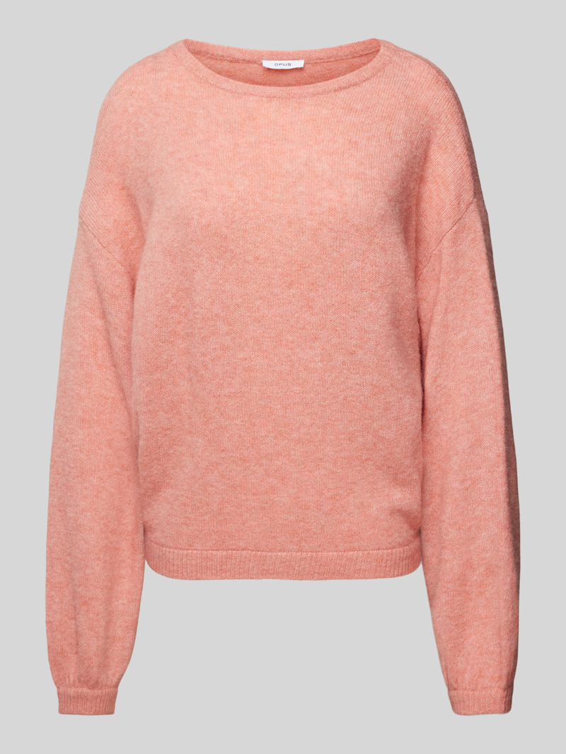Opus Gebreide pullover met ribboorden model 'Pemine'