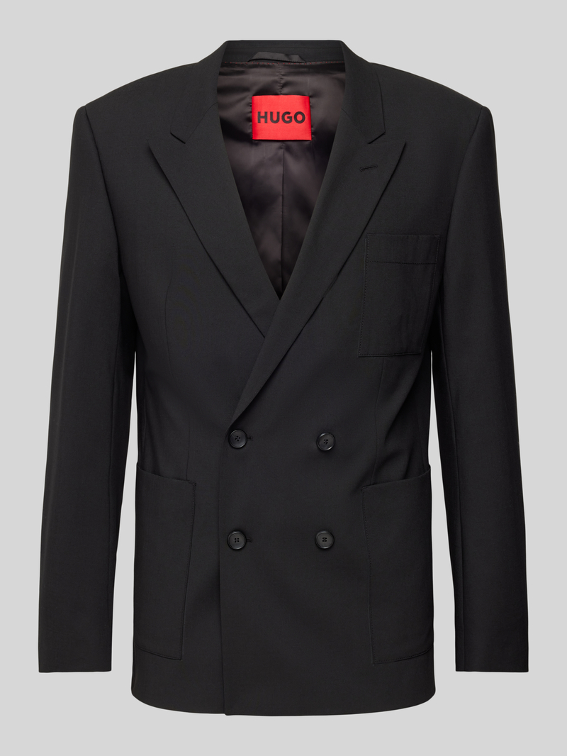 HUGO Regular fit colbert met opgestikte borstzak model 'HENRY'