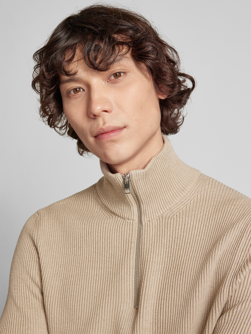 jack & jones Gebreide pullover met schipperskraag model 'PERFECT'