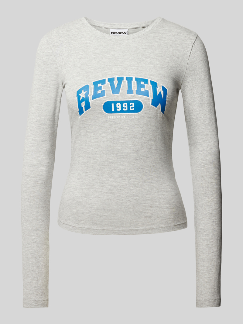 Review Longsleeve met ronde hals