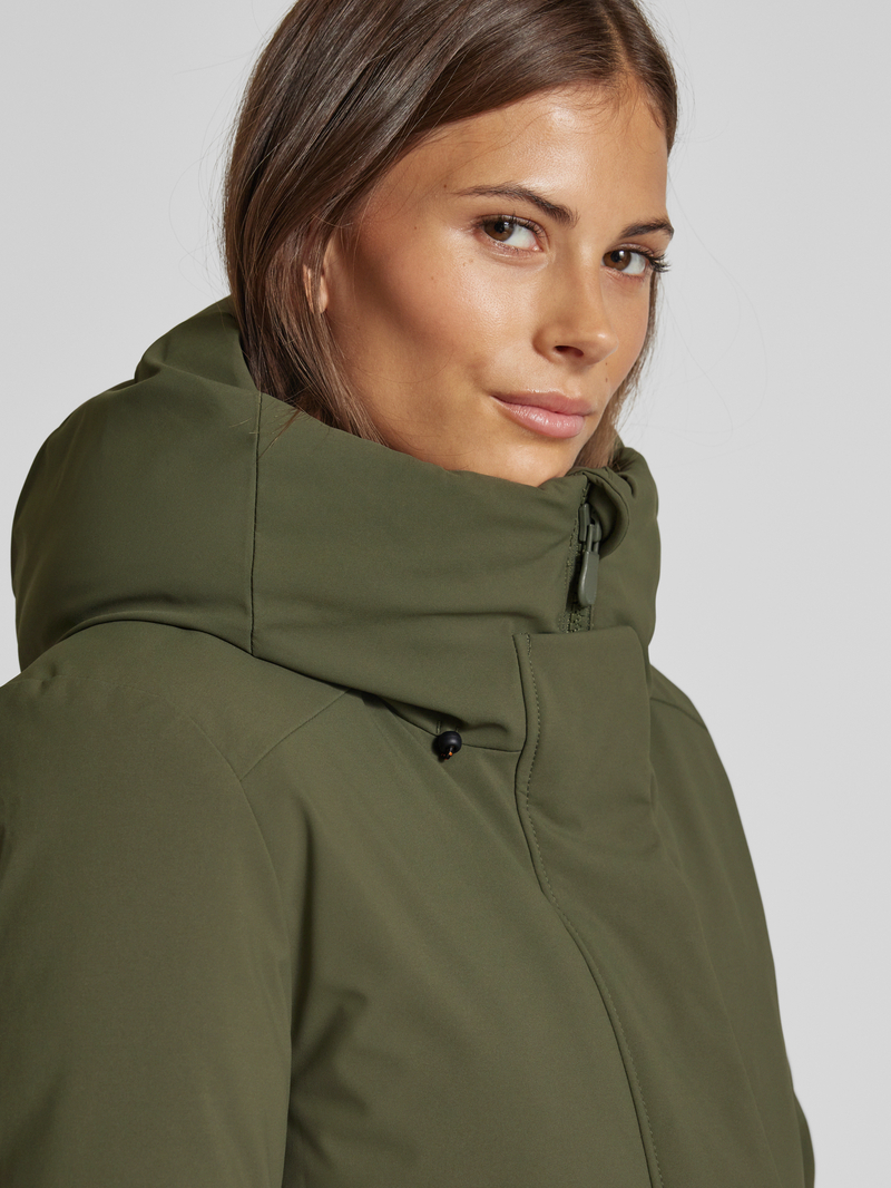 SAVE THE DUCK Lange jas met capuchon model 'NELLIE'