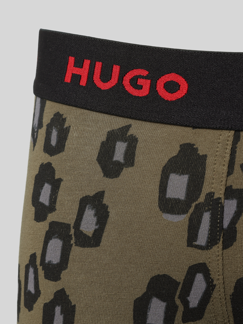 HUGO Boxershort met band met label in een set van 3 stuks