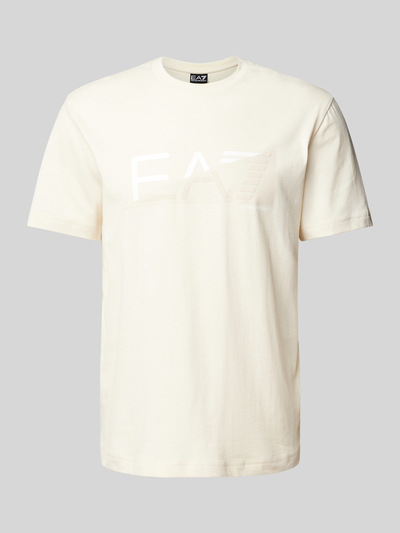 EA7 Emporio Armani T-shirt met labelprint