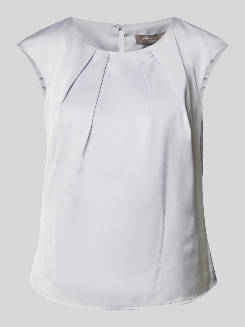 Christian Berg Woman Selection Blouseshirt met platte plooien