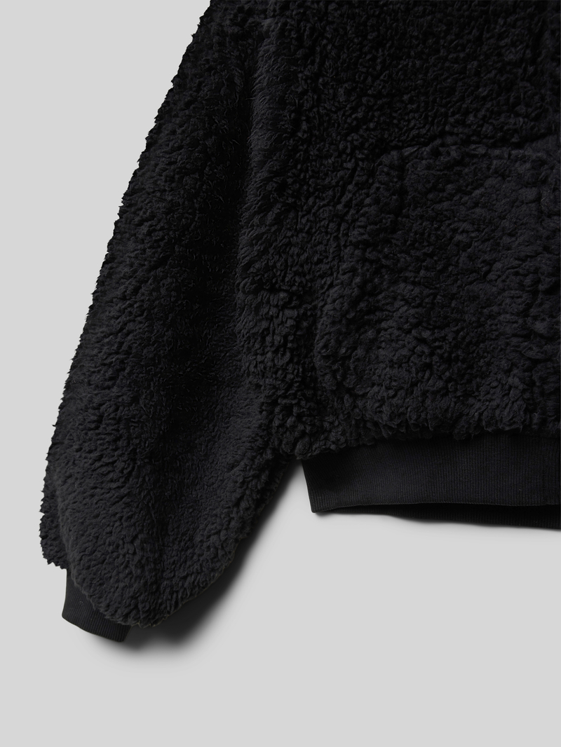 s.Oliver RED LABEL Wide fit jack van teddybont met capuchon en jersey voering
