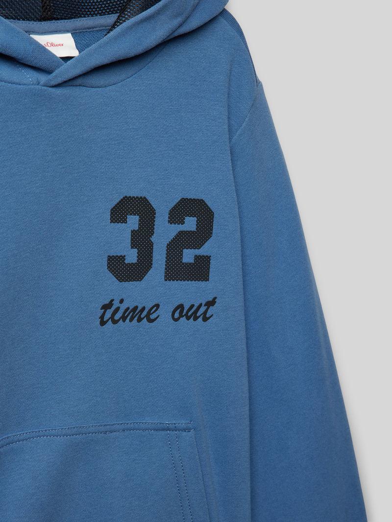 s.Oliver RED LABEL Comfort fit hoodie met tekstprint