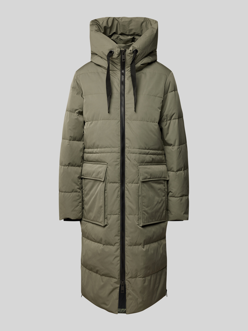 MSCH Copenhagen Gewatteerde lange jas met tweewegsritssluiting model 'Pavine'