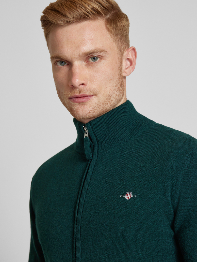 Gant Gebreid jack met ritssluiting