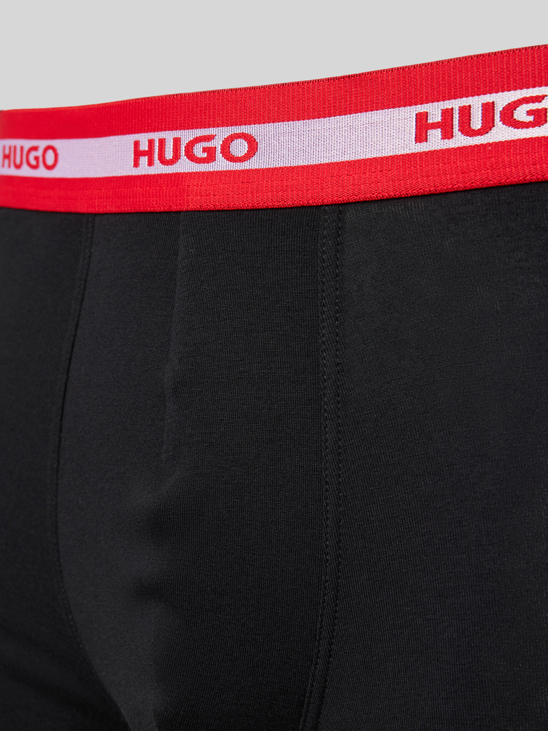 HUGO Boxershort in een set van 3 stuks van katoen met stretch en label in band