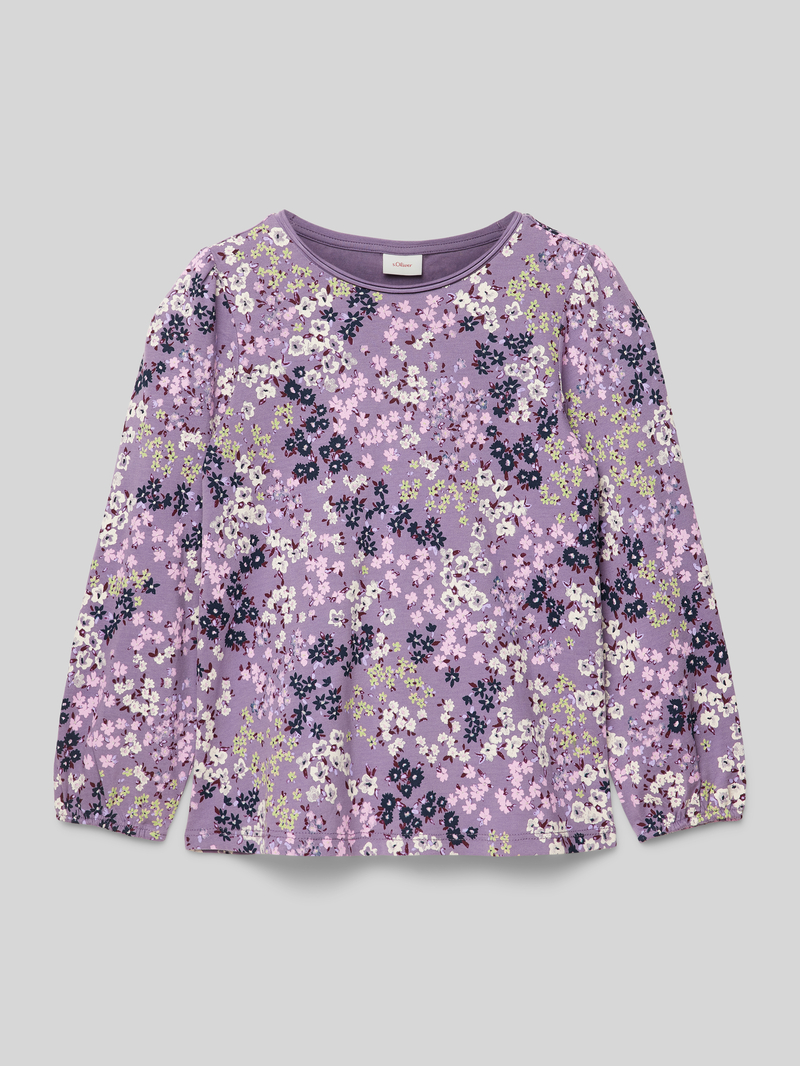 s.Oliver RED LABEL Uitlopend shirt met lange mouwen en all-over print