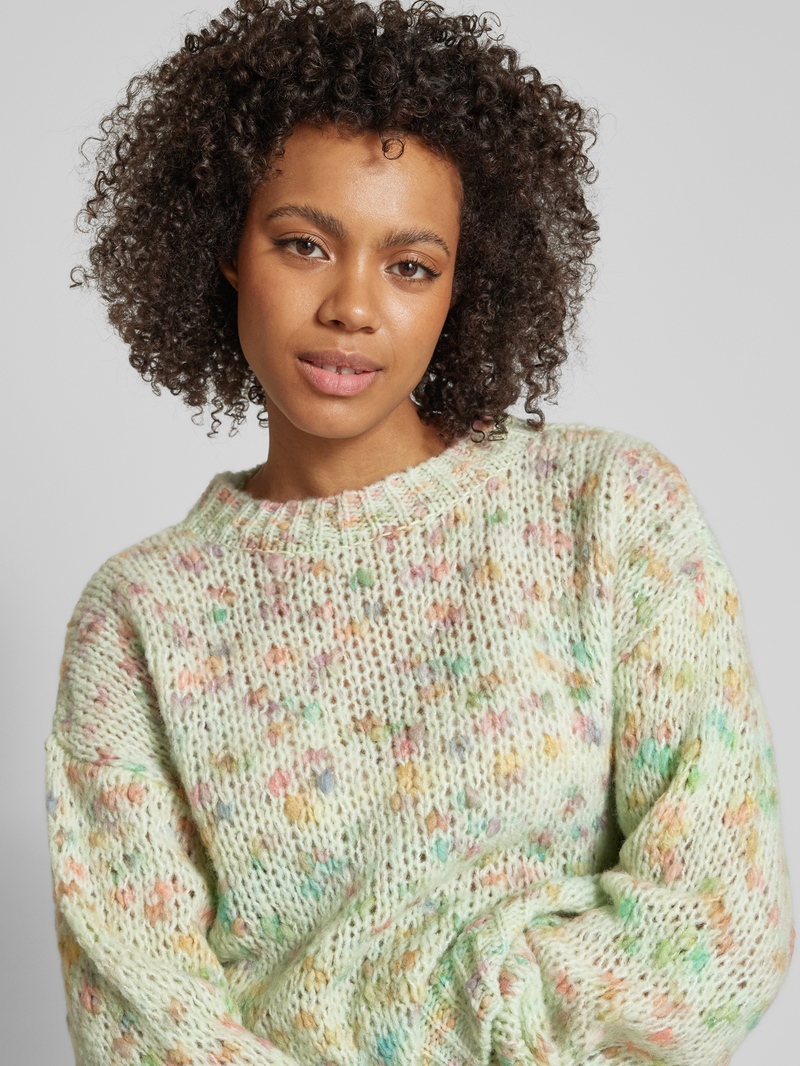 Rich & Royal Gebreide pullover met ronde hals