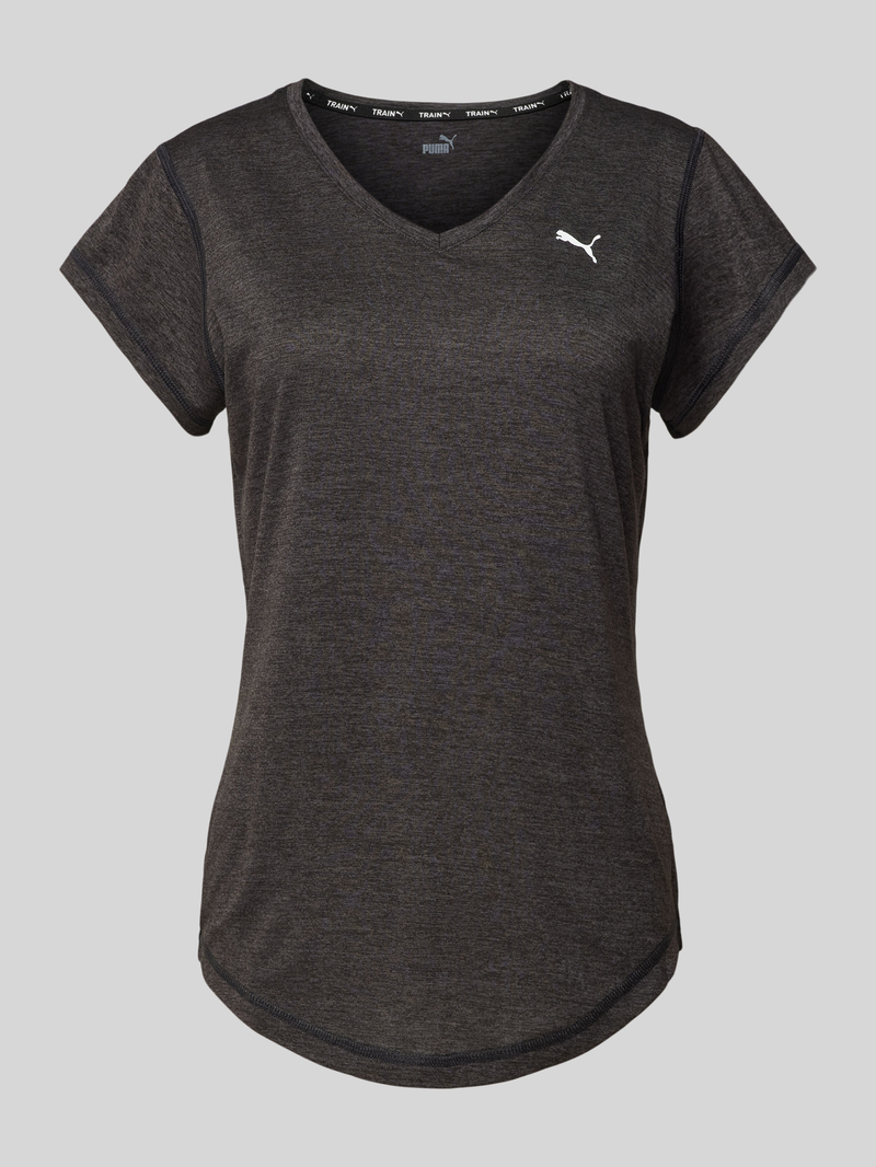 Puma T-shirt met logoprint model 'TRAIN FAV HEATHER CAT'
