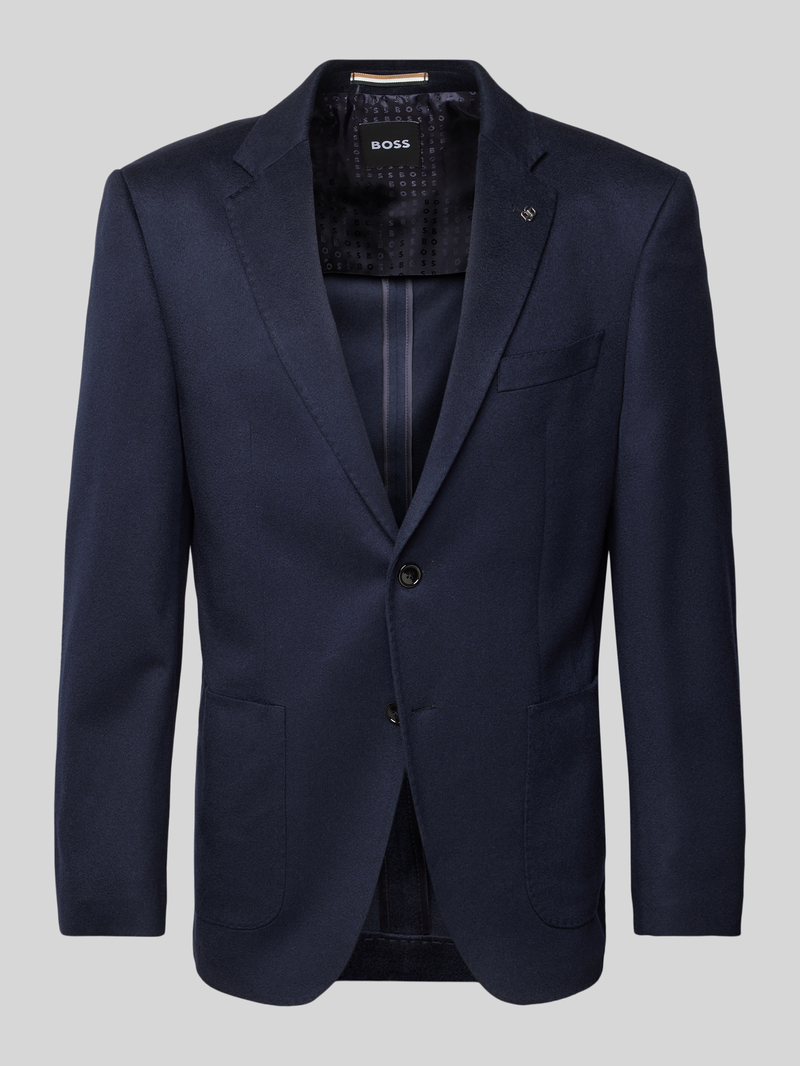 Boss 2-knoops colbert van viscose met reverskraag model 'Janson'
