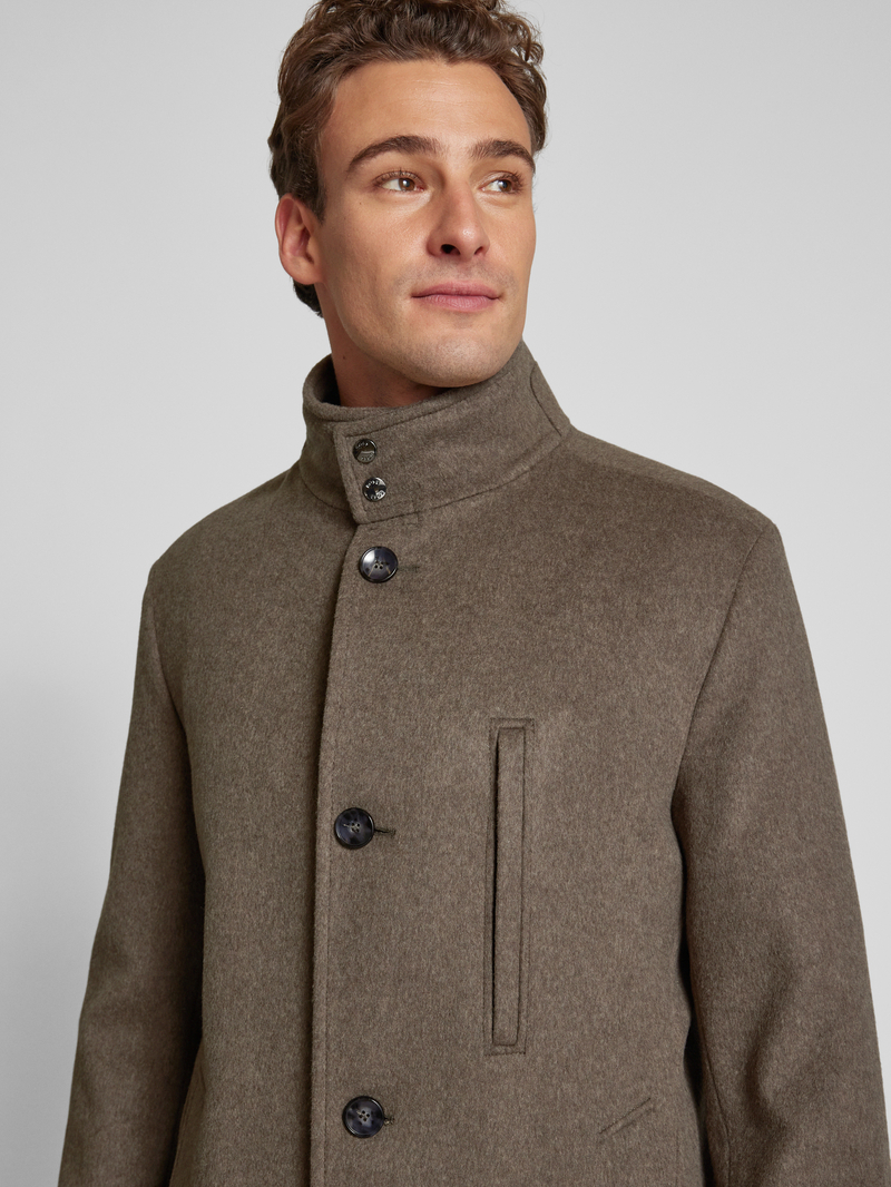 Boss Lange jas met opstaande kraag model 'Hyde'